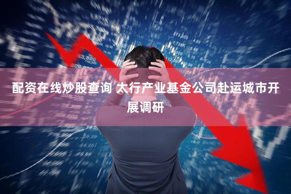 配资在线炒股查询 太行产业基金公司赴运城市开展调研
